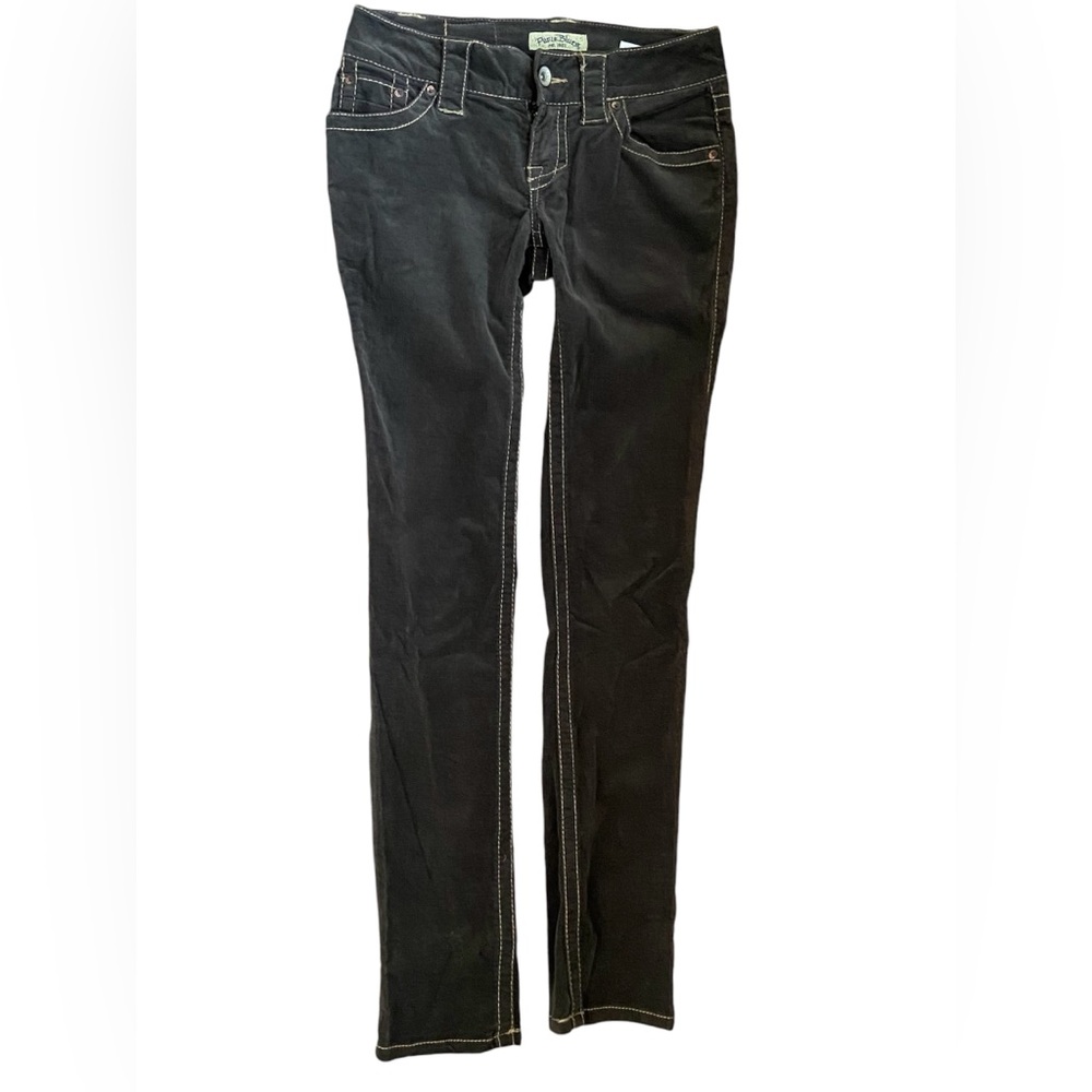 Paris blues brown corduroy low rise denim jeans